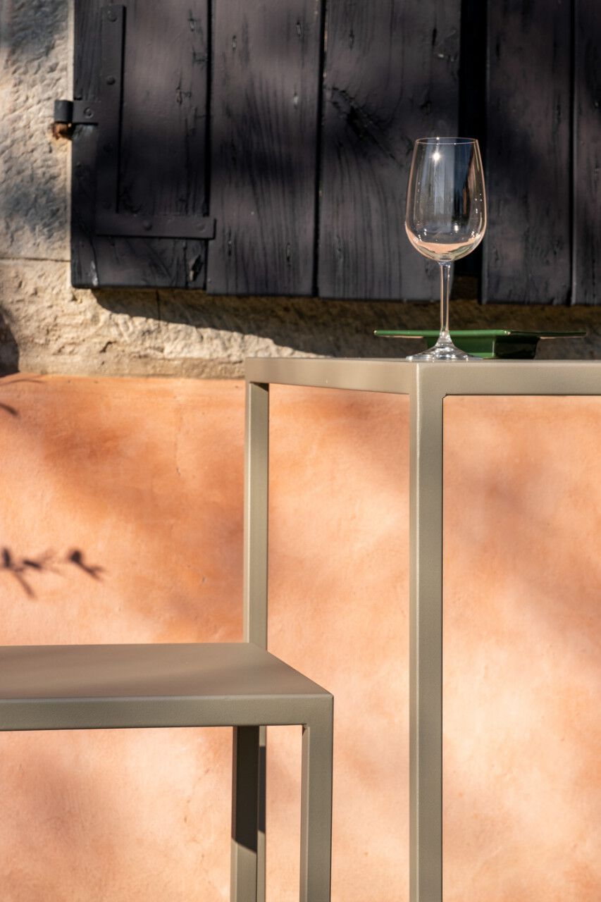 Высокий квадратный садовый стол DRIGANI плоская поверхность ARCH-00024171 - Вид №1