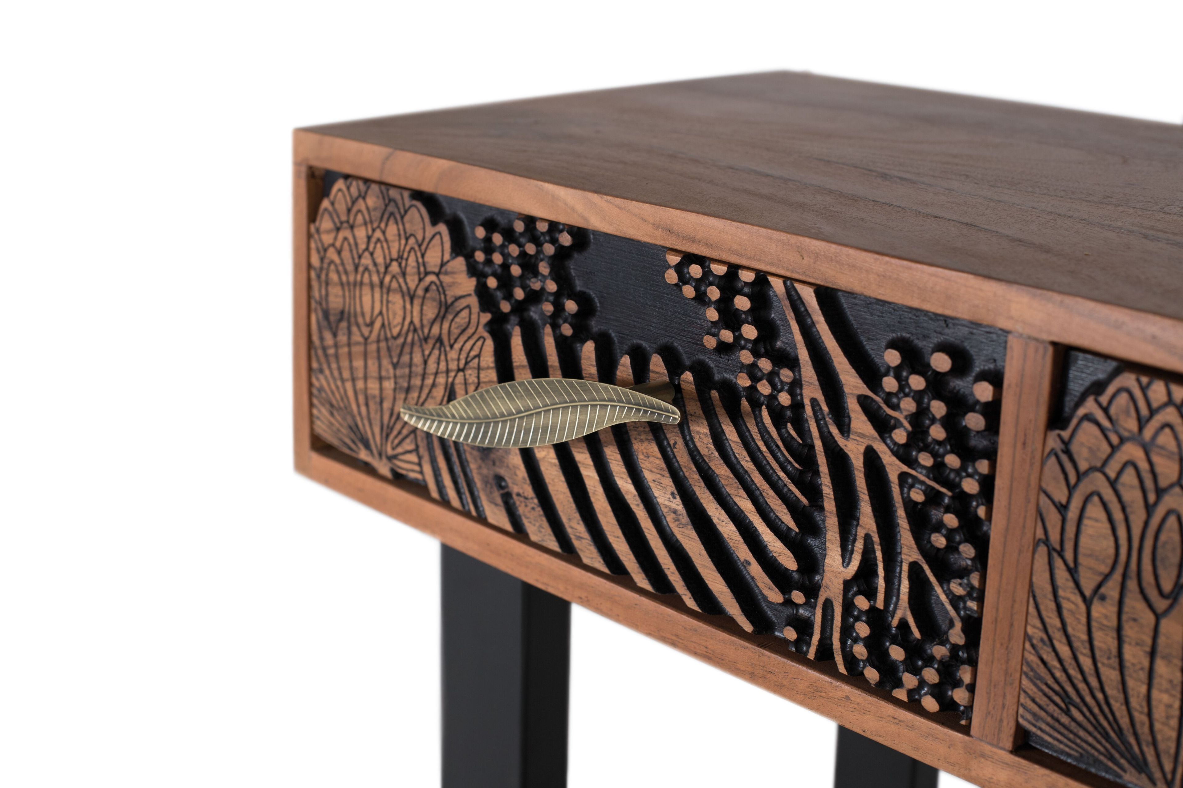 Консоль из акации с ящиками Giner y Colomer Tropicana ARCH-00007418 - Вид №1