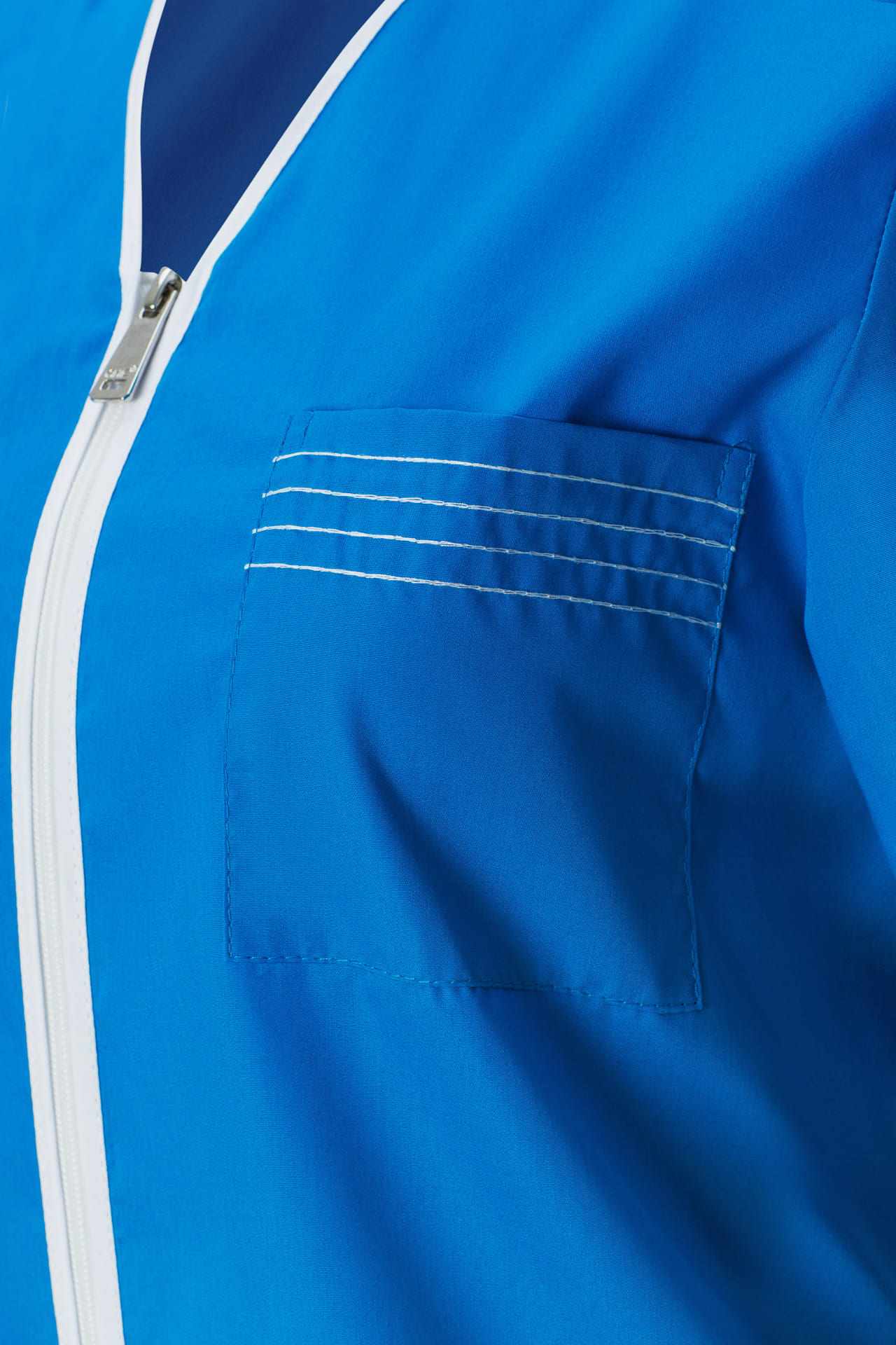 66179 Куртка "Сервис" темно-голубая  Медицинская одежда  размер 46/158-164 Спецодежда  - Вид №2