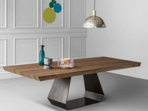 Bonaldo Прямоугольный деревянный стол Amond