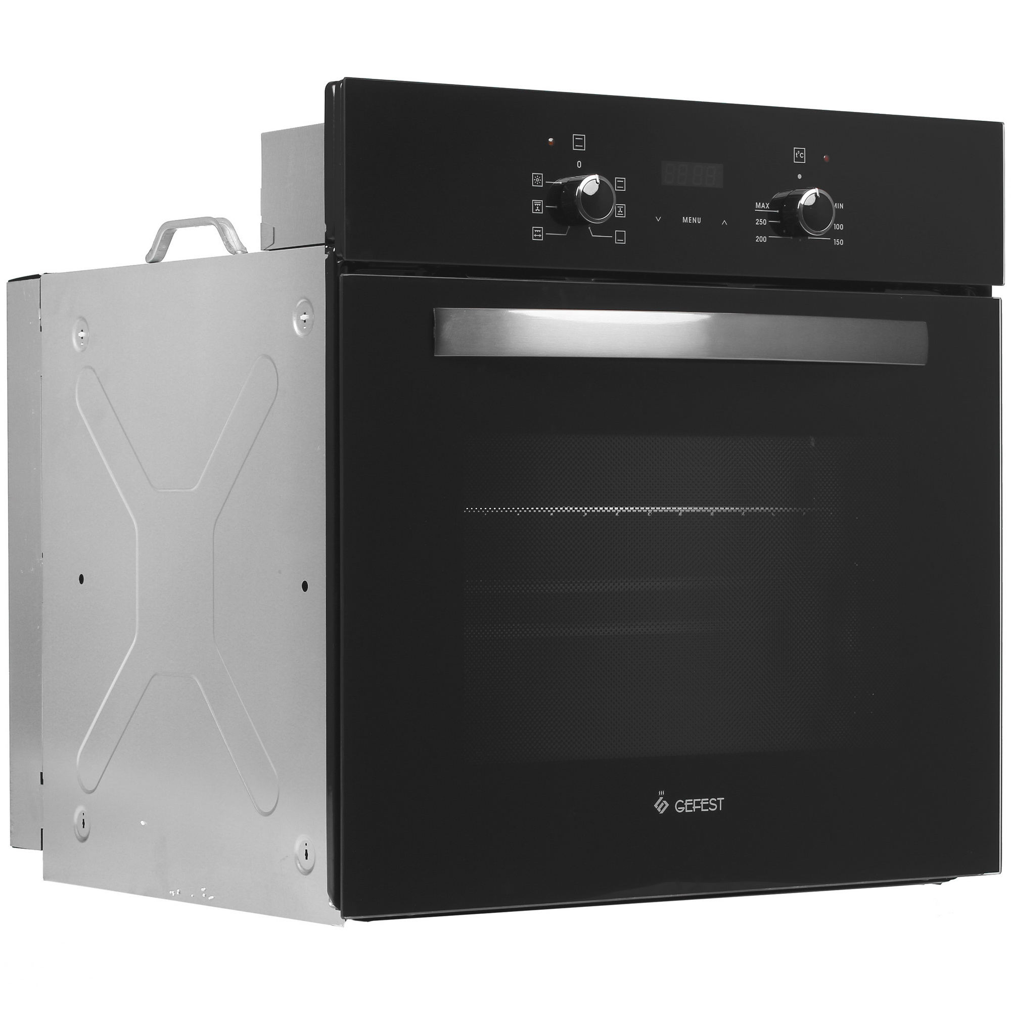 1290036 Электрический духовой шкаф Gefest ЭДВ ДА 622-02 АS черный STDN-0151836 - Вид №1