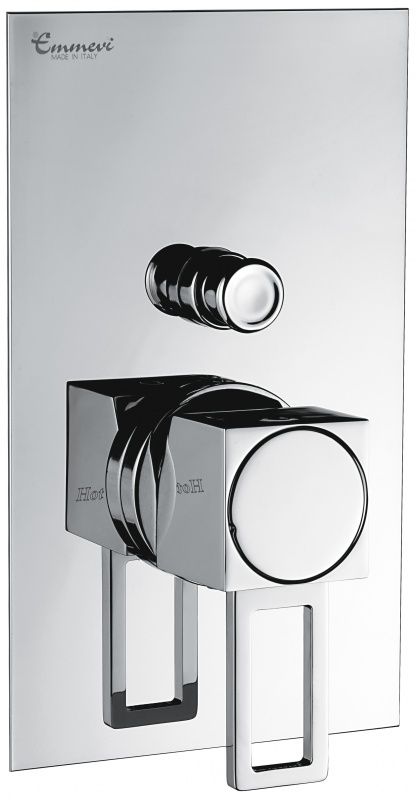 26019LACR Внутристенный смеситель Gea на 2 выхода, цвет хром EMMEVI