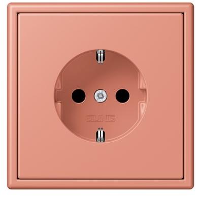 JUNG Пластиковая электрическая розетка Ls 990 les couleurs® le corbusier sun-id-1370154 - Вид №47
