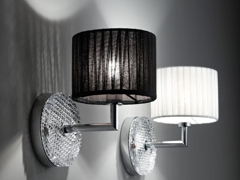 Хромированный металлический настенный светильник Fabbian Diamond Swirl ARCH-00004112 - Вид №3