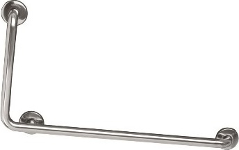 BAI090C Поручень под углом 90º, блестящая отделка mediclinics 