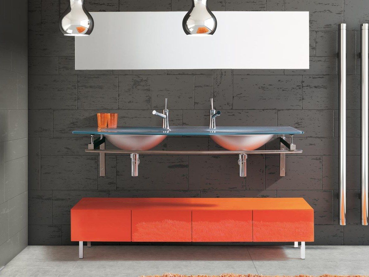 Двойной подвесной умывальник LASA IDEA ARCH-00104668