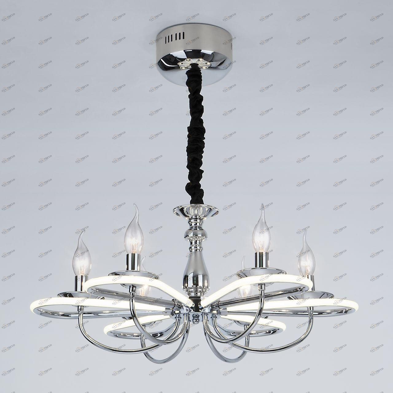 Подвесная люстра Bogates Phobos 425/6 BOGATES ДИЗАЙНЕРСКИЕ, PHOBOS 187352 Хром 