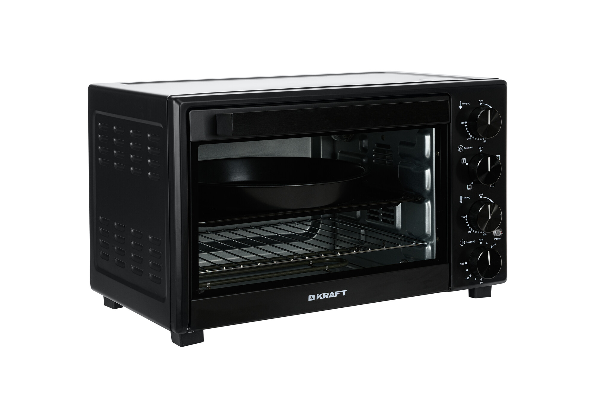 9080972 Мини-печь Kraft KFC-MO 382 HKBL черный STDN-0041229