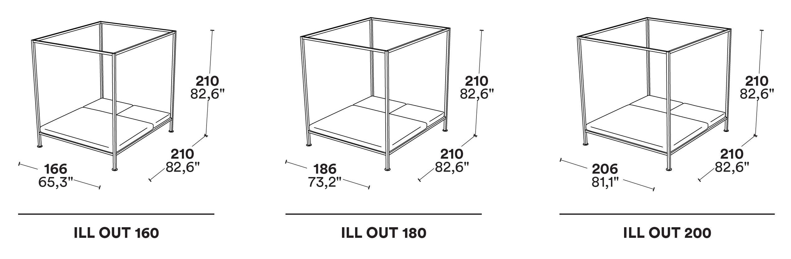 Садовая кровать с балдахином Opinion Ciatti ILletto ARCH-00123200 - Вид №6