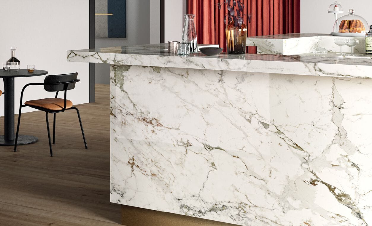 Столешница из керамогранита с мраморным эффектом CERAMICA FONDOVALLE MYTOP ARCH-00028733 - Вид №2