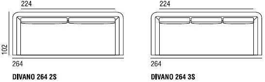 Verzelloni 3-х местный тканевый диван Lyndon sun-id-1429222 - Вид №4