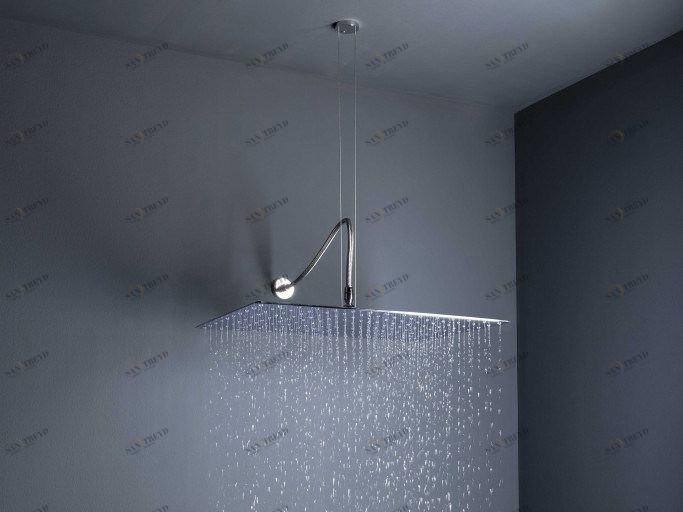 tender rain Дождевой душ из латуни на потолке с системой защиты от накипи sun-id-1423098