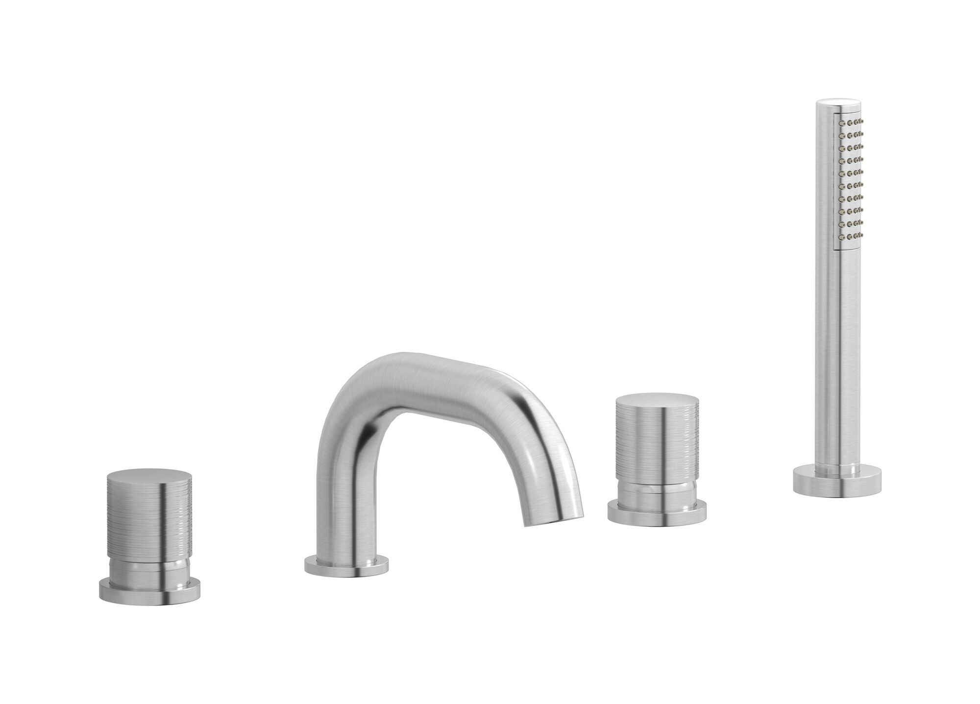 Смеситель для ванны с 4 отверстиями и ручным душем IB винил ARCH-00142656 - Вид №11