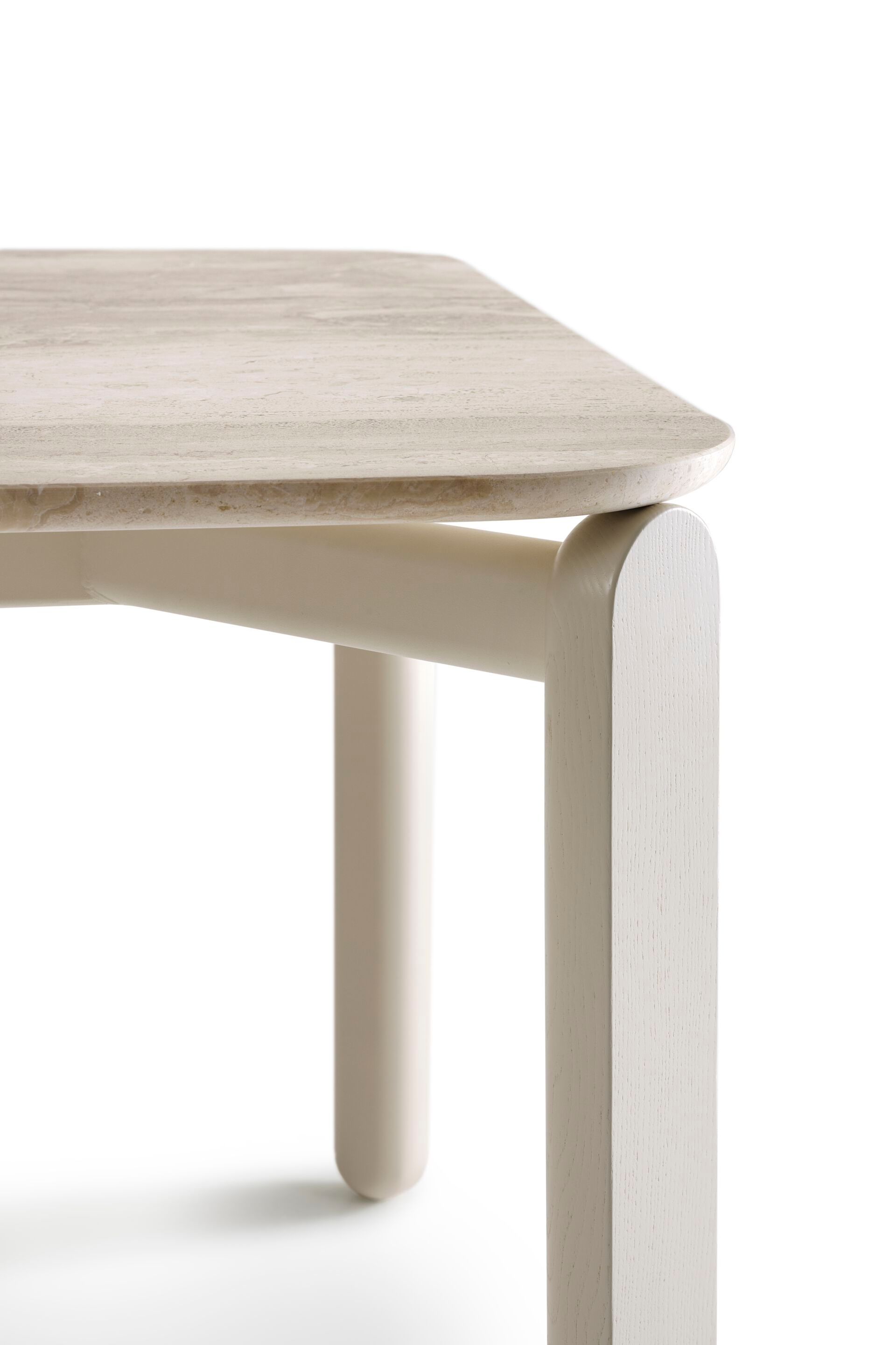 Прямоугольный стол из ясеня и металла с мраморной столешницей Billiani ARCH-00065564 - Вид №4