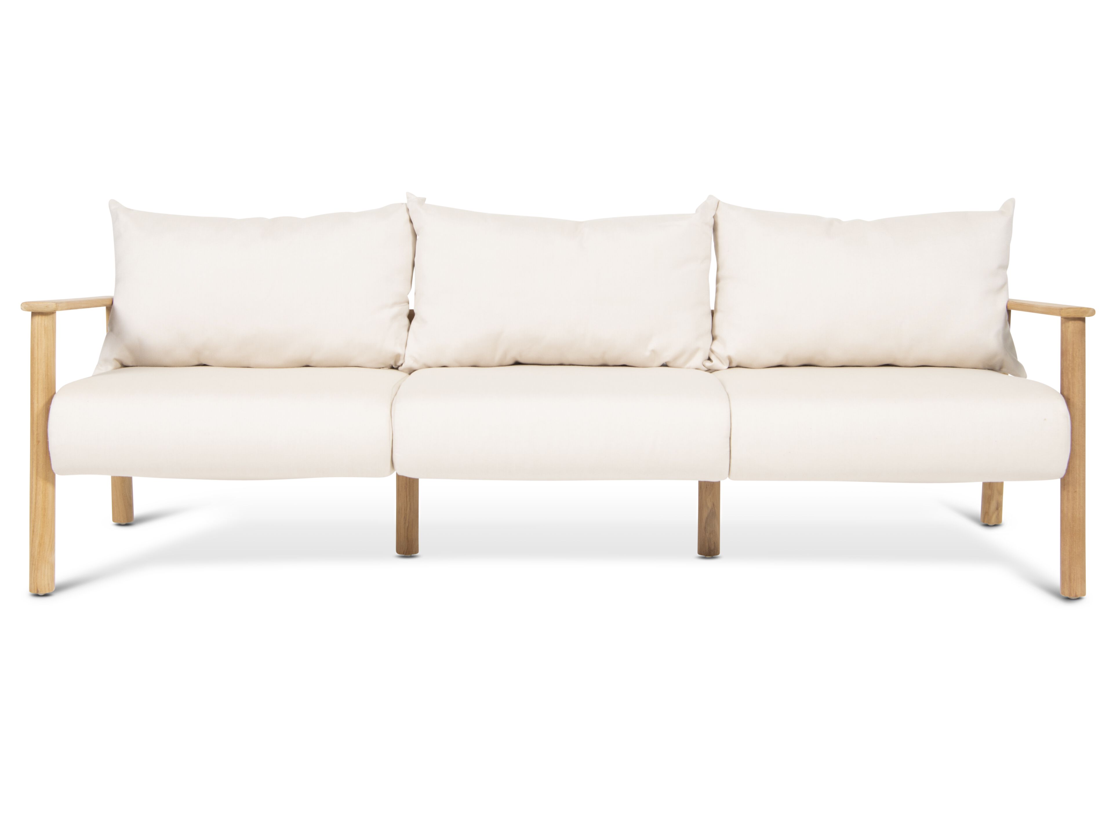 3-местный ТИК садовый диван с подушками Sunbrella FJAKA Pomalo ARCH-00091448