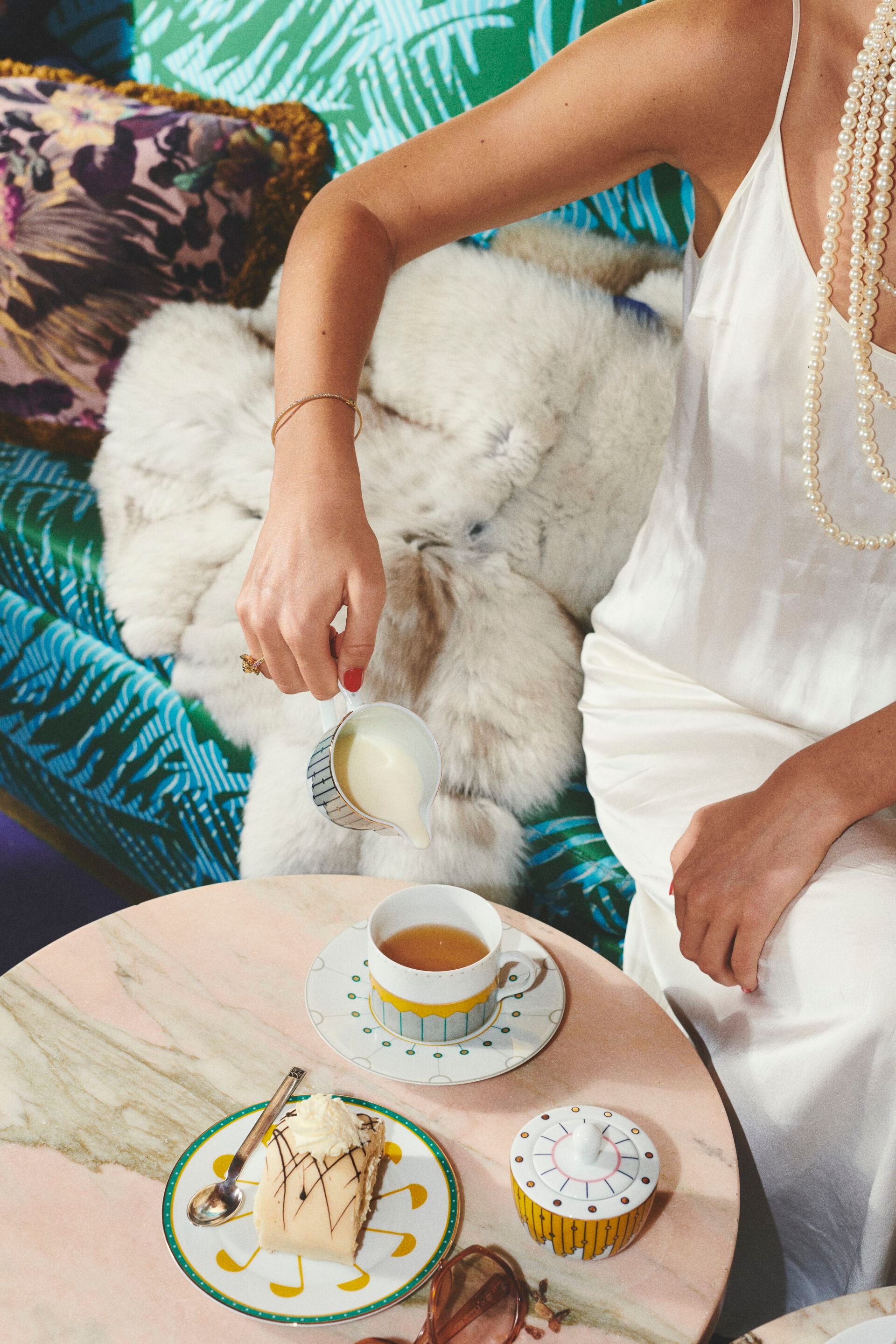 Фарфоровая чашка с блюдцем Reflections Copenhagen GOLDEN HOUR ARCH-00048614 - Вид №1