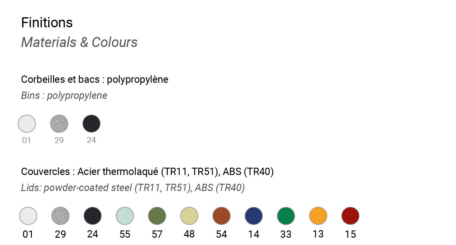 Полипропиленовые коллекторы для утилизации отходов Manade TRIBU ARCH-00032685 - Вид №16