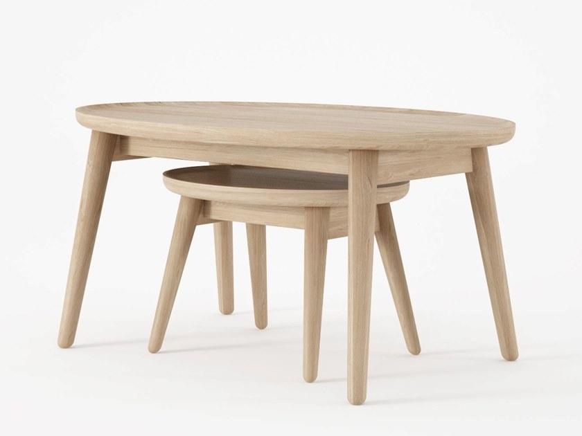 KARPENTER Овальный журнальный столик из массива дерева East Ea06-oo, ea06-wo - Вид №5