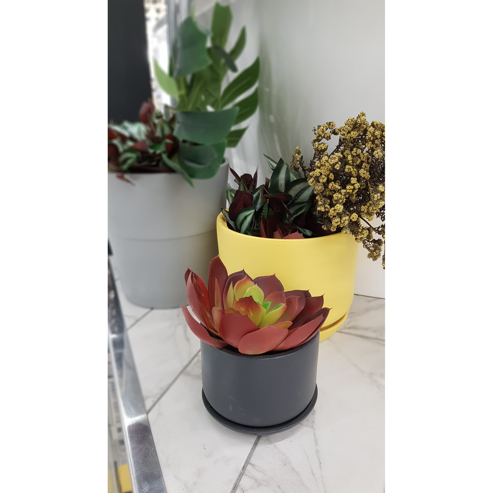 81932577 Горшок цветочный ø19 h19 см v3 л керамика жёлтый Орфей Santreyd - Вид №2