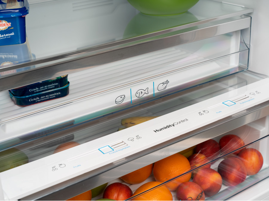 9920936 Холодильник с морозильником   Schaub Lorenz SLU S620E3E бежевый STDN-0018203 - Вид №10