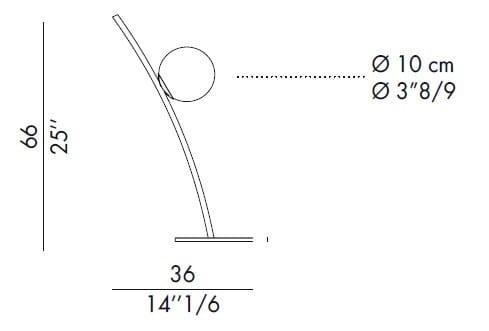 Металлическая настольная лампа EFORMA Vida ARCH-00035392 - Вид №2