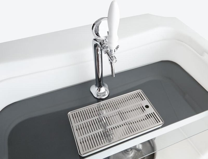 SLIDE Барная стойка с подсветкой из полиэтилена на колесиках для улицы sun-id-1448176 - Вид №4