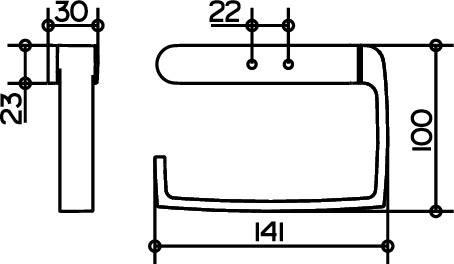 11662010000 Держатель для туалетной бумаги KEUCO Elegance - Вид №2