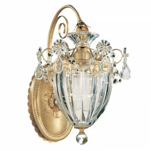 Бра 1240-23 от Schonbek SCHONBEK ПОД СТАРИНУ, ФОНАРЬ 245345 Прозрачный;золото
