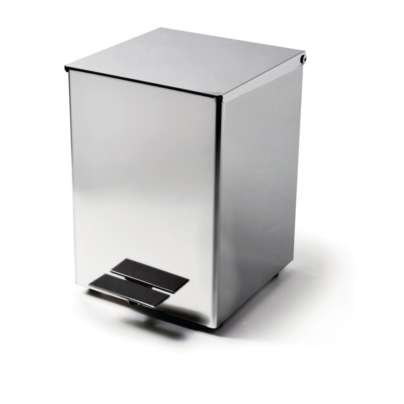 HO69 3SC Квадратная корзина с педалью из нержавеющей стали Moderno Treesseci 3SC