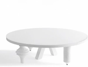 BD Barcelona Design Круглый лакированный журнальный столик для гостиной Multileg