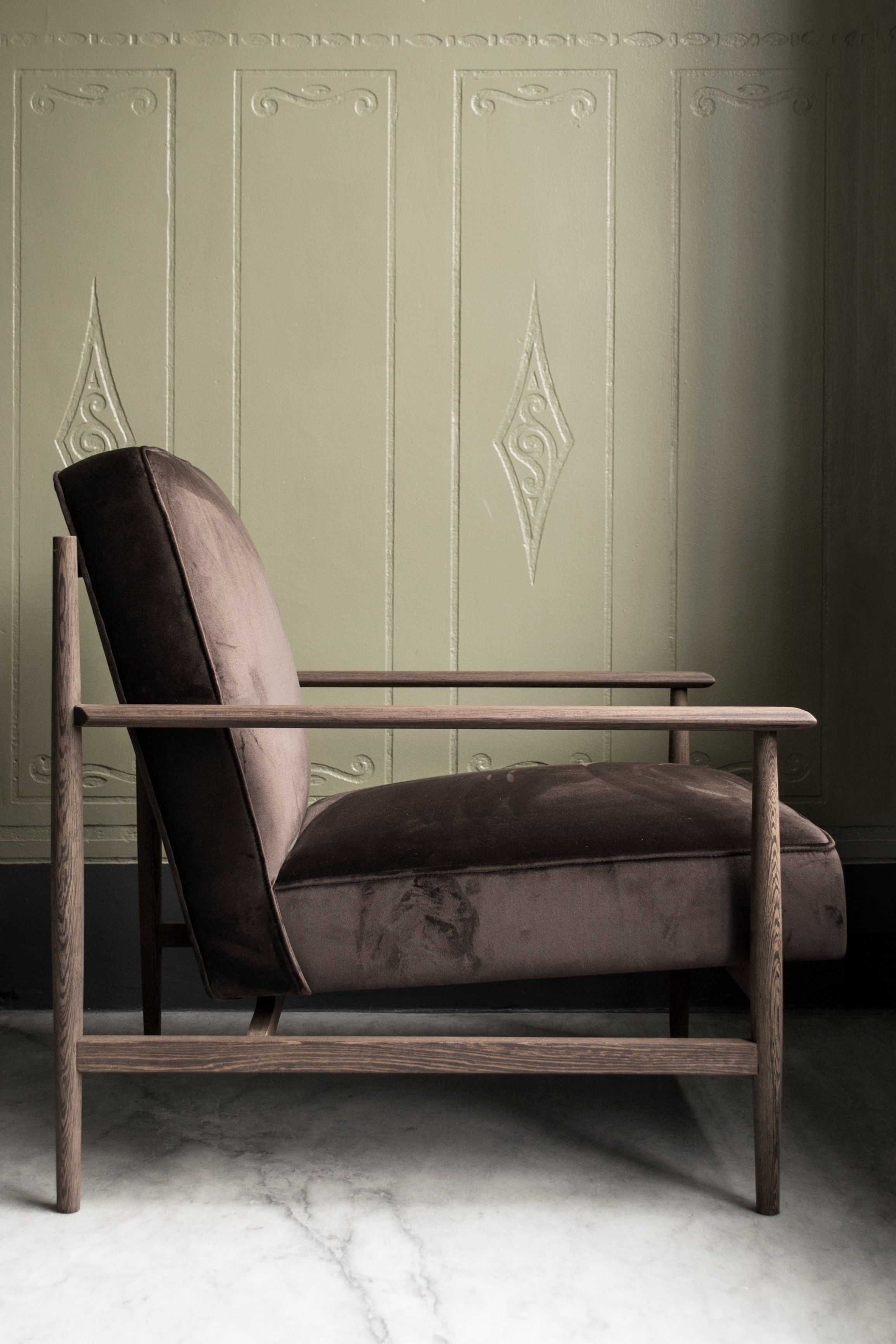 Тканевое кресло с подлокотниками mg12 ARCH-00094806 - Вид №3