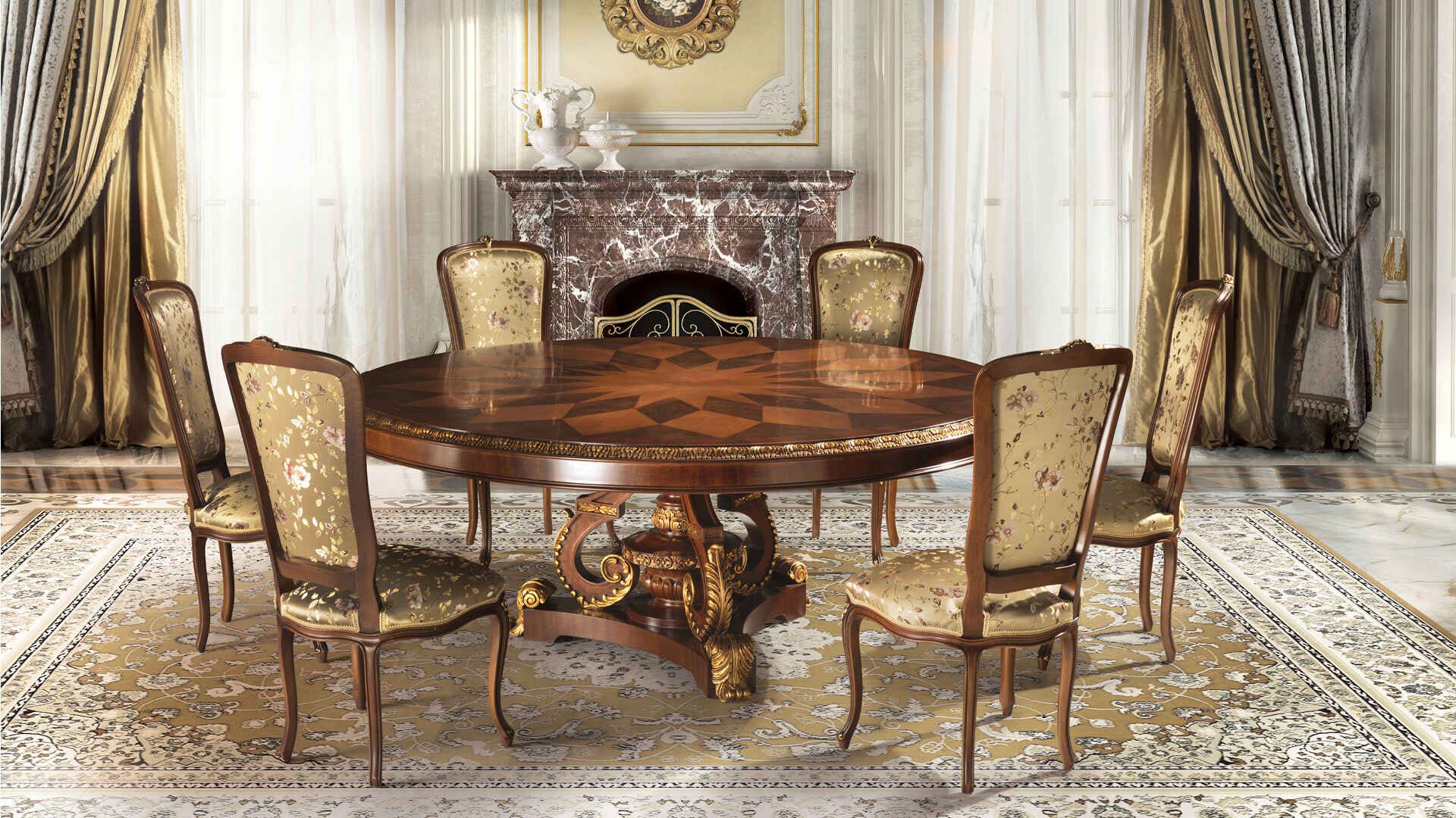 Круглый стол в стиле ампир ANGELO CAPPELLINI Timeless Italian Style ARCH-00028236 - Вид №2