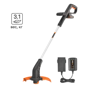 Аккумуляторный триммер Worx WP158E с быстрой зарядкой 89348844