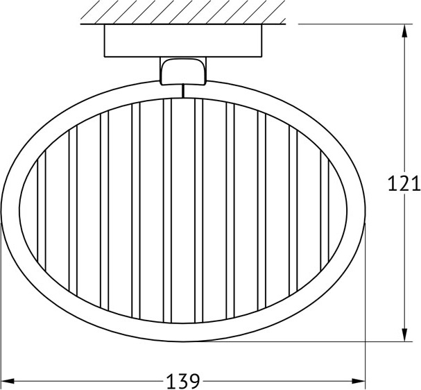 ELE 012 Мыльница-решетка ELLUX Elegance - Вид №1