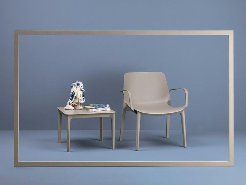 SCAB DESIGN Штабелируемое садовое кресло из технополимера с подлокотниками Ginevra sun-id-1502190 - Вид №2