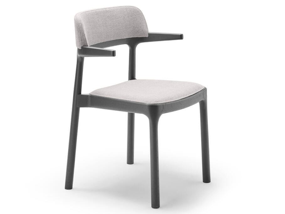 Деревянный штабелируемый стул с мягким сиденьем ALKI ORRIA ARCH-00091551 - Вид №32