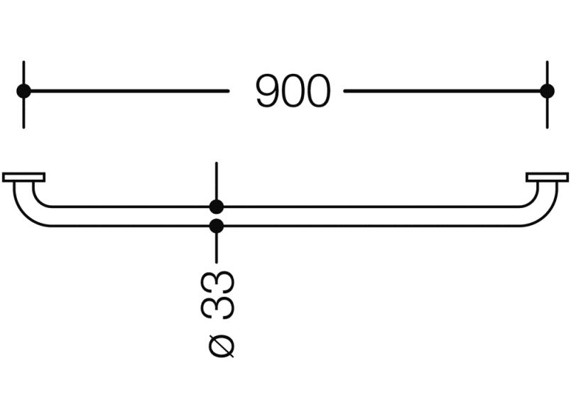 805.36.140 ручка для захвата HEWI Serie 805 Classic  - Вид №5