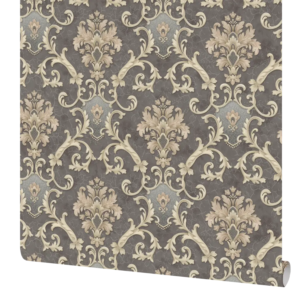Флизелиновые обои Изабелла графит 1.06 м - Московская Обоенная Фабрика 89399386 МОСКОВСКАЯ ОБОЙНАЯ ФАБРИКА STLM-1462536