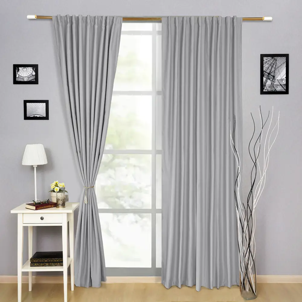 Santreyd Blackout - светонепроницаемая ткань для штор светло-серый 89353515 STLM-1068735 - Вид №2