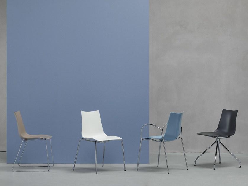 SCAB DESIGN Вращающийся стул на козелке из технополимера Zebra tecnopolimero sun-id-1427041 - Вид №1