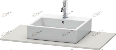 XS060E00707 XSquare Консоль Бетонно-серый матовый декор Duravit
