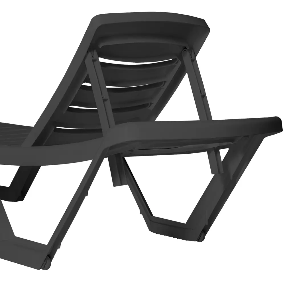 Шезлонг без подушки Элластик 187x32 см пластик серый Santreyd STLM-2062443 - Вид №2