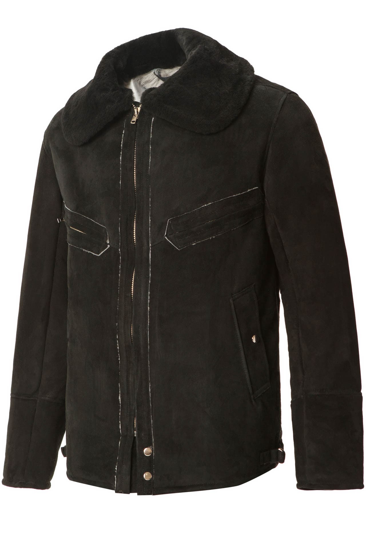 5029146 Куртка нагольная "Пилот" черная  Зимняя спецодежда  размер 58/188 