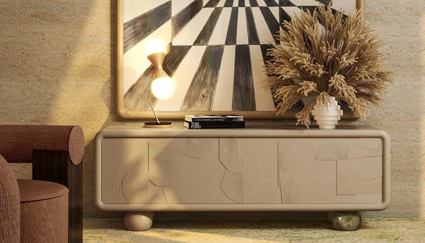 Malabar Буфет из лакированной древесины с распашными дверцами sun-id-1511125 - Вид №3