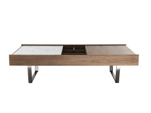 Прямоугольный журнальный столик с отсеком для хранения