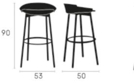 Capdell Высокий табурет с подставкой для ног Nix 239m - Вид №5