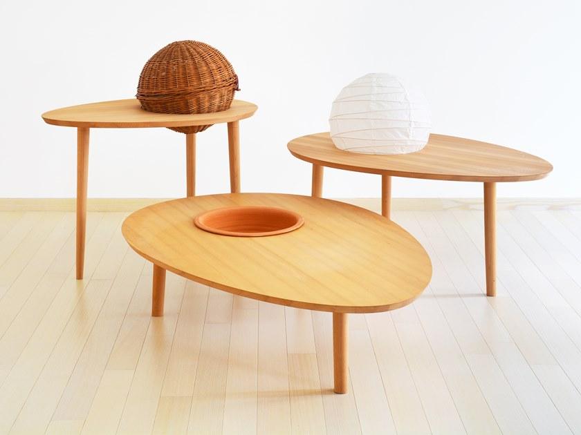 Dizzconcept Овальный деревянный журнальный столик sun-id-1512281 - Вид №2