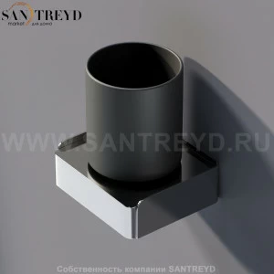 Agape MACH Держатель для зубных щеток хромированный AMAC0655A