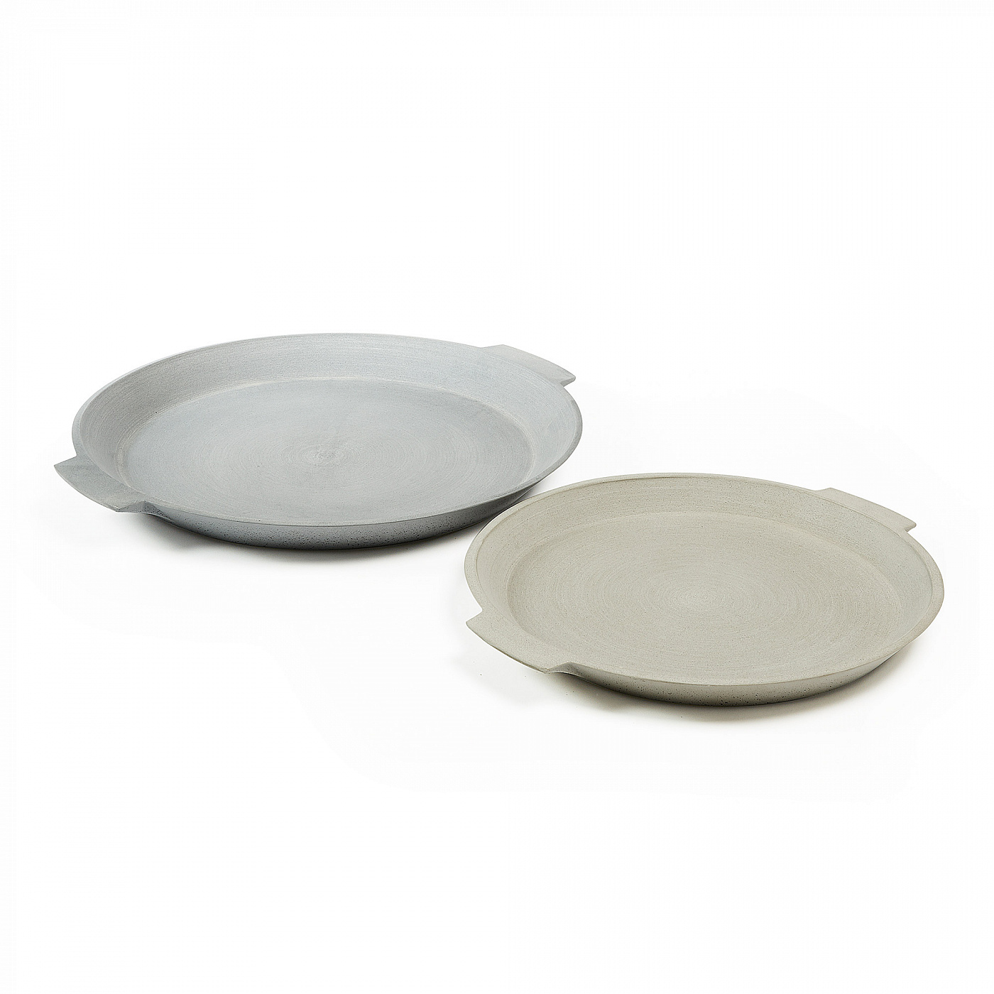 057663 Stefy Комплект 2 лотков цементный серый La Forma Marta - Вид №1