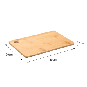 Доска разделочная 20x30x1 см бамбук бежевый 82010879 STLM-2071742